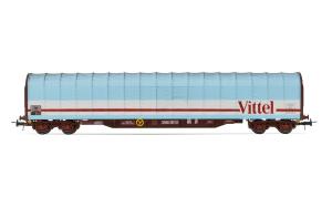 HJ6274 - JOUEF - SNCF, wagon bâche à 4 essieux Rils, « Vittel », ép. V