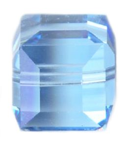 Cubes Swaro 8 mm Aquamarine