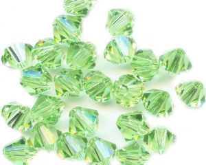 Toupies Swaro 5 mm Peridot