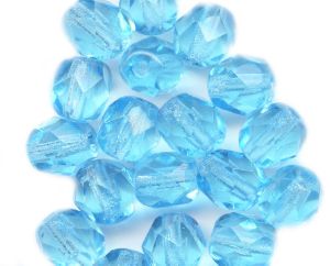 Perles à facettes 6 mm Turquoise