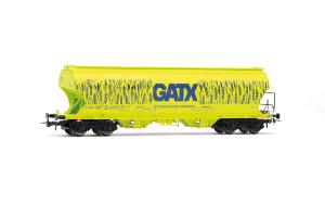 HR6690 D-GATX, wagon-trémie pour transport de céréales à 4 essieux, décoration blé - HC -DC- époque VI