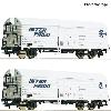 ROCO 76040 Coffret 2 pièces: Wagons réfrigérantes de la SNCF - HO époque IV