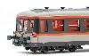 HJ2618 SNCF, autorail diesel "de tournée" X 3997 « Picasso », livrée grise/orange/blanche - HO -DC- époque IV ( 1971 1990 )