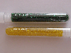 Lot de 2 tubes de Perles de Rocaille de Verre (transparent)