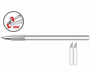  DONAU MS02 CUTTER EN ALUMINIUM DE PRECISION AVEC ROTATION A 360°+ 2 LAMES