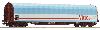 ROCO 76453 Wagon à bâche coulissante, SNCF VITTEL HO-1/87