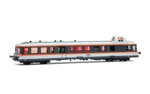 HJ2618 SNCF, autorail diesel "de tournée" X 3997 « Picasso », livrée grise/orange/blanche - HO -DC- époque IV ( 1971 1990 )