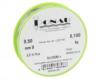 FIL DE SOUDURE ETAIN DONAU LZCF100 -BOBINE DE 100G - DIAM 0,5 mm 