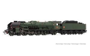 HJ2477 SNCF, locomotive à vapeur 241 P 16 avec tender 34 P 308 « Cité du Train » - HC -DC- époque IV ( 1971-1990)