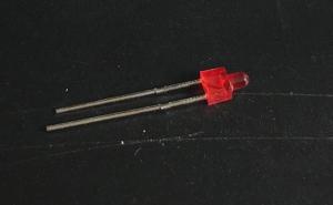 Led 2 mm canon long Rouge  1,96V continu livrée avec résistance
