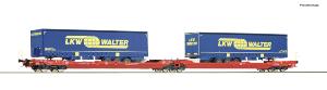 ROCO 77385 Wagon-poche articulé double T3000e de la DB AG- HO-