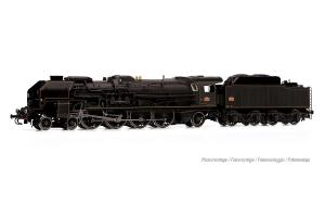 HJ2478 SNCF, locomotive à vapeur 241 P avec tender 34 P - HC -DC- époque III ( 1941-1970)