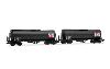HJ6323 SNCF, coffret de 2 wagons-citernes à 4 essieux « TOTAL France », livrée noire - HC -DC- époque IV ( 1971-1990)
