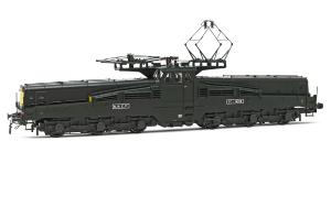 HJ2424 SNCF, locomotive électrique CC 14018, avec 4 fanaux, livrée verte, ép. III