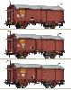 ROCO 6600173 Coffret de 3 wagons à toit coulissant, SNCF -HO - EP IV - DC