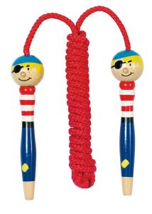 Corde à sauter Pirate Pili - Jeu activité extérieur - Bois - 